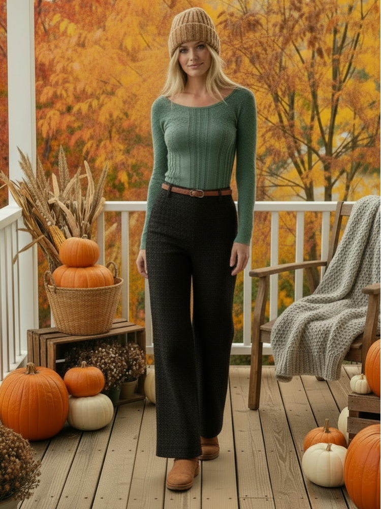 Pointelle Knit Top