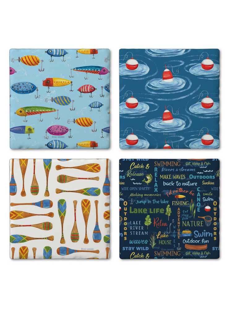 Stone Coaster Set Of 4 Collection