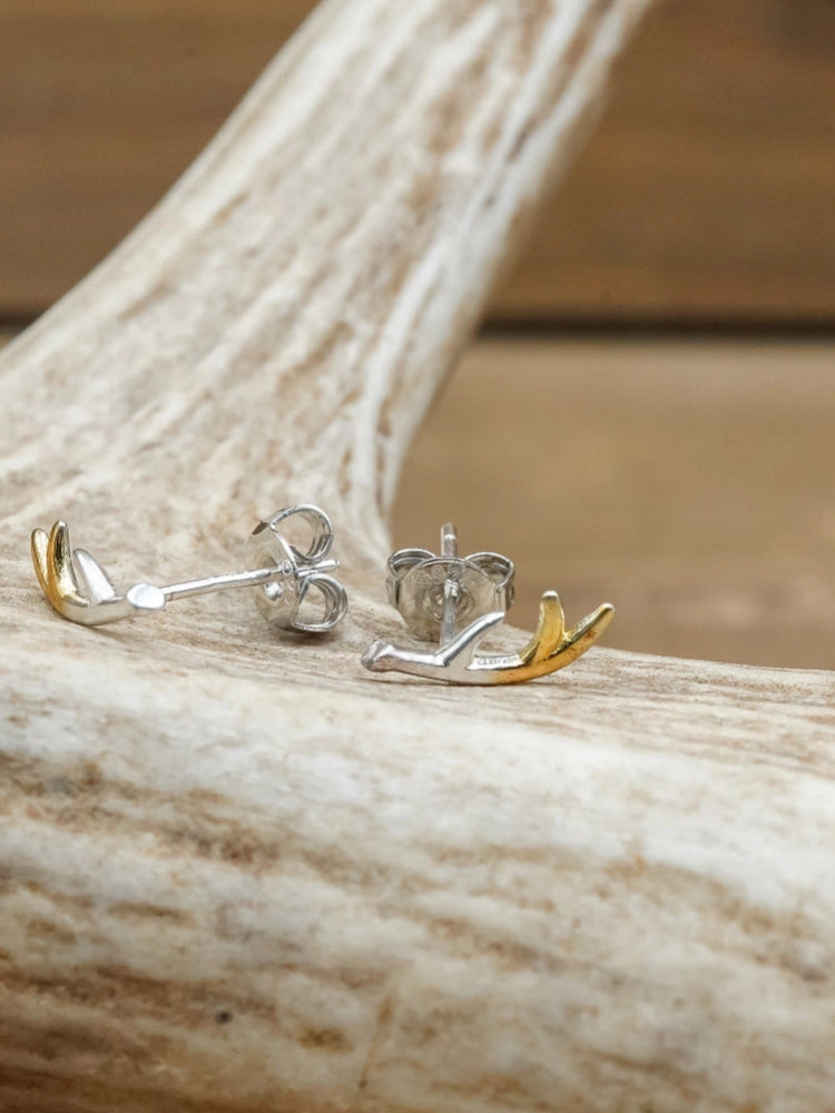 Antler Stud Earring