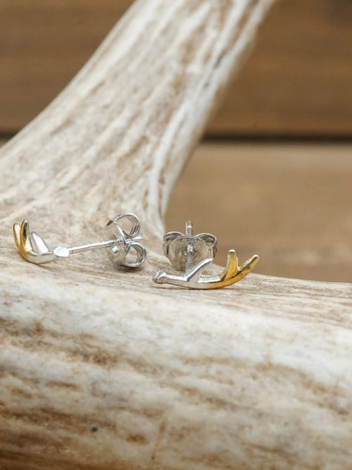 Antler Stud Earring