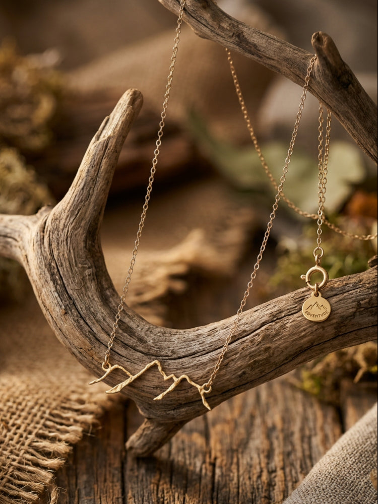Mountain Plate Necklace