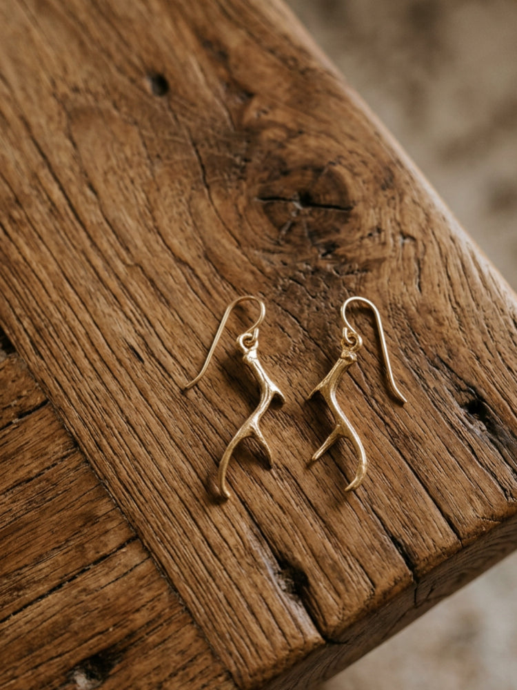 Antler Dangle Earring