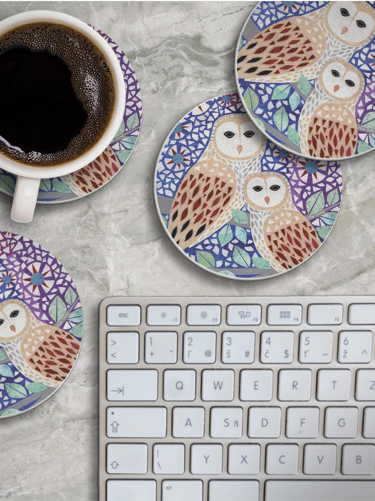 Stone Coaster Set Of 4 Collection