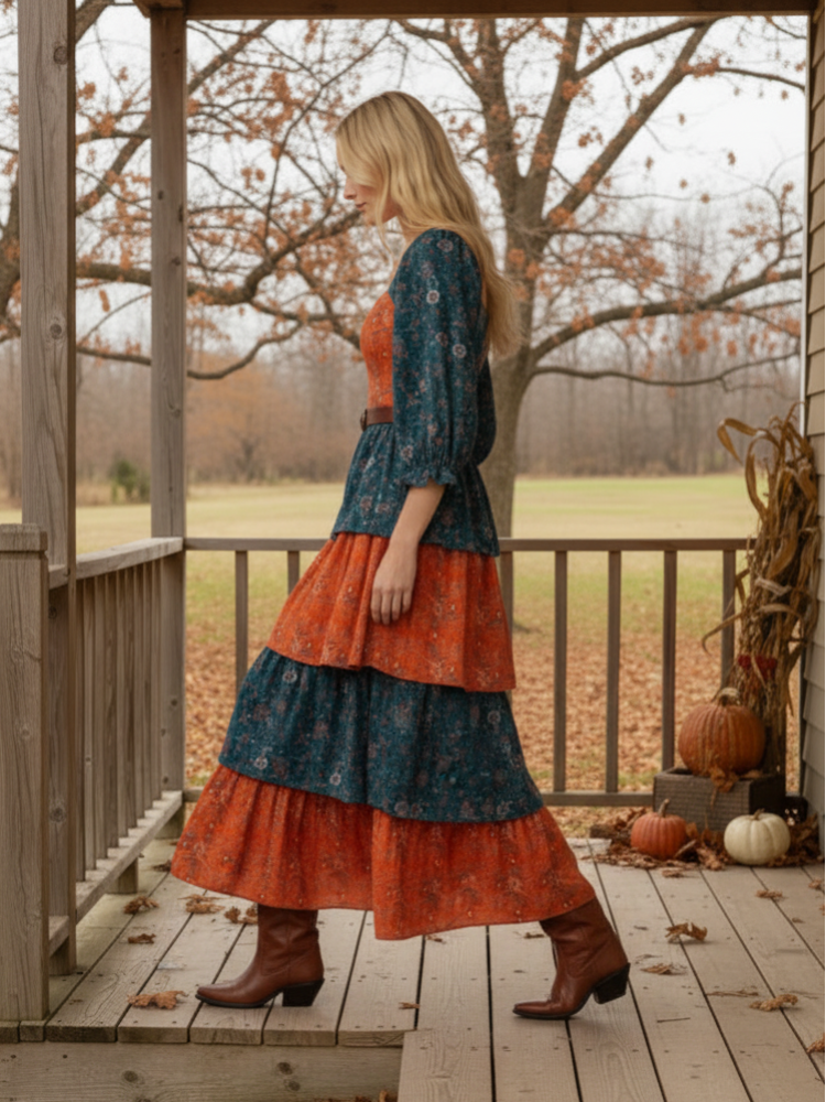 Autumn Fields Maxi