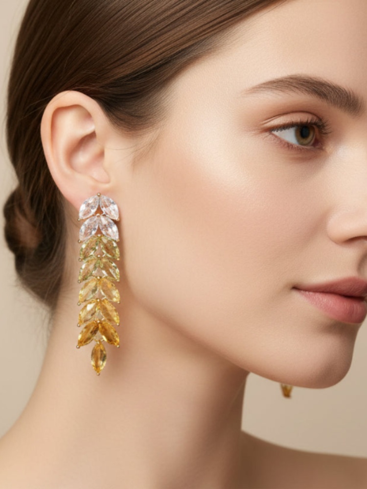 Ombre Crystal Vacation Earring