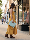 Two Tone Weave Clutch