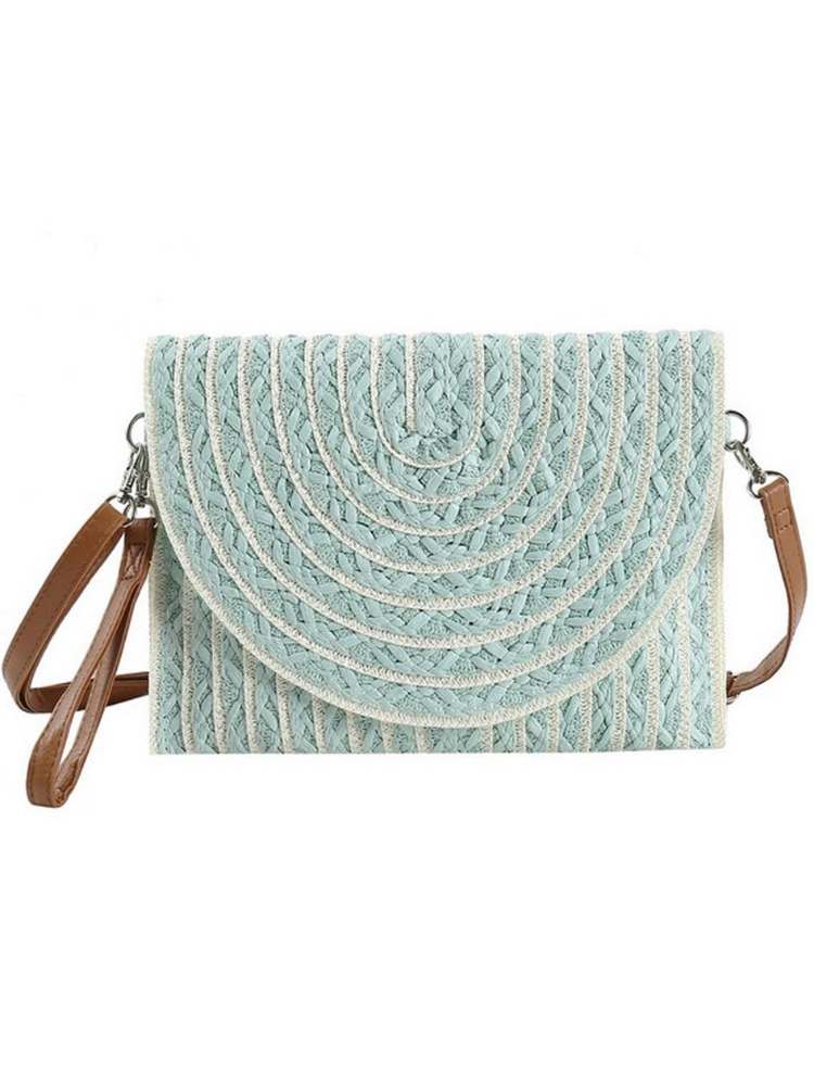 Two Tone Weave Clutch