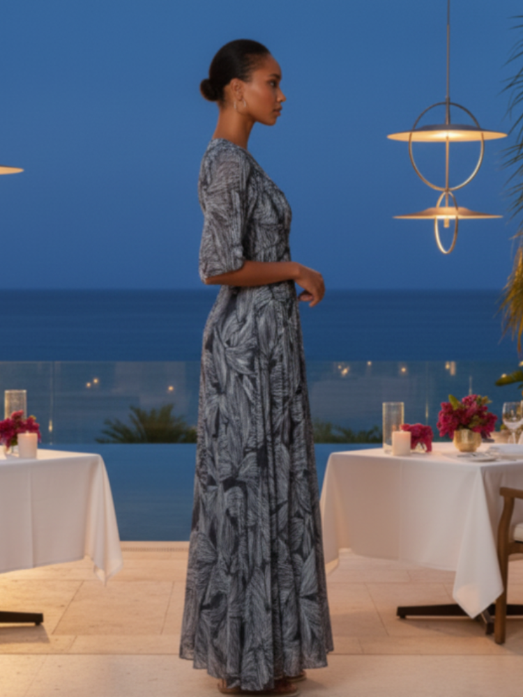 Moonlit Palm Maxi