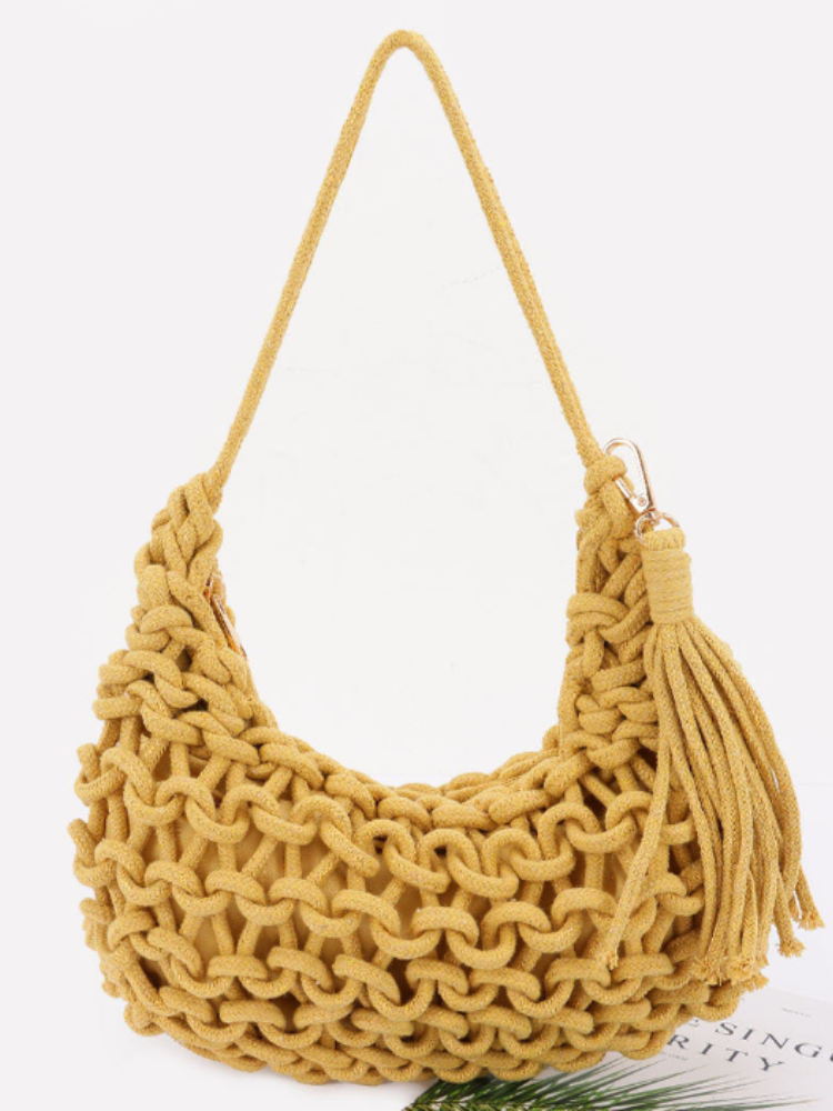 Slouch Braid Shoulder Bag