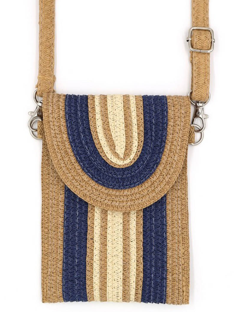 Straw Phone Crossbody