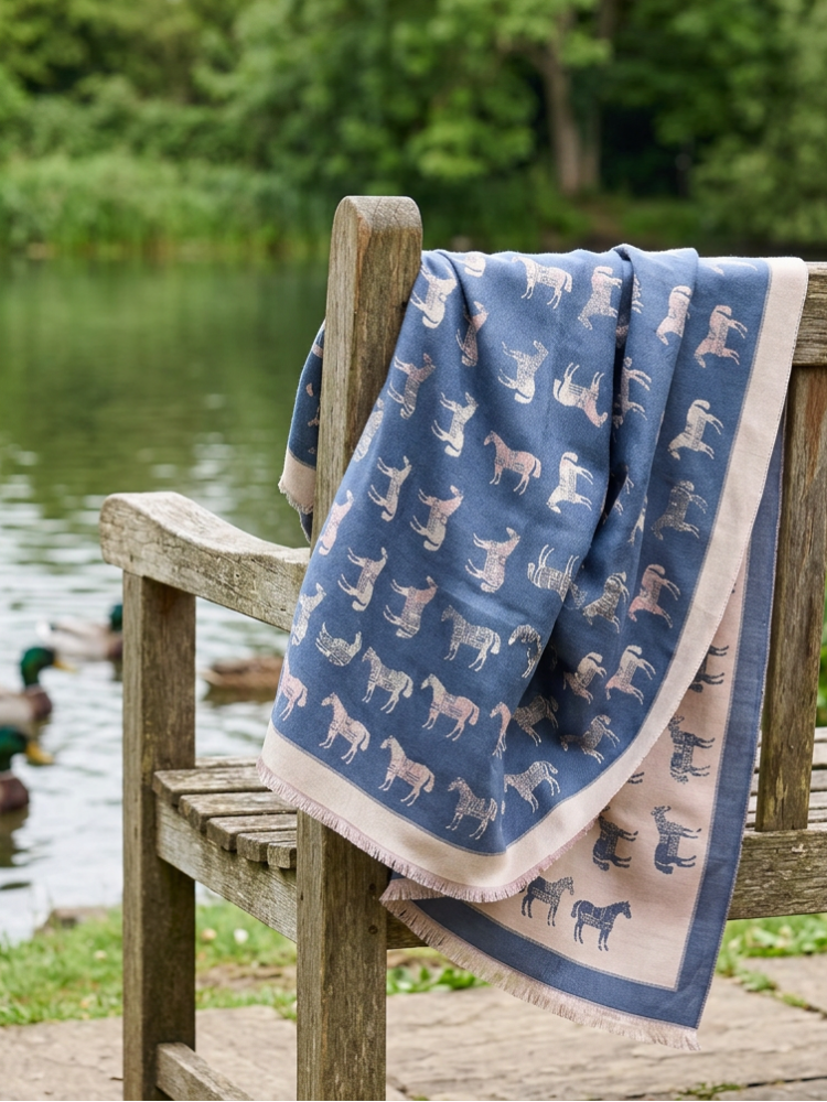 Winter Horses Scarf