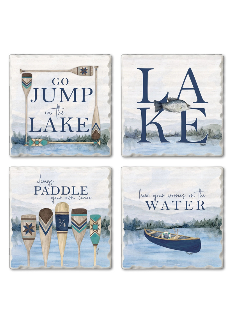 Stone Coaster Set Of 4 Collection