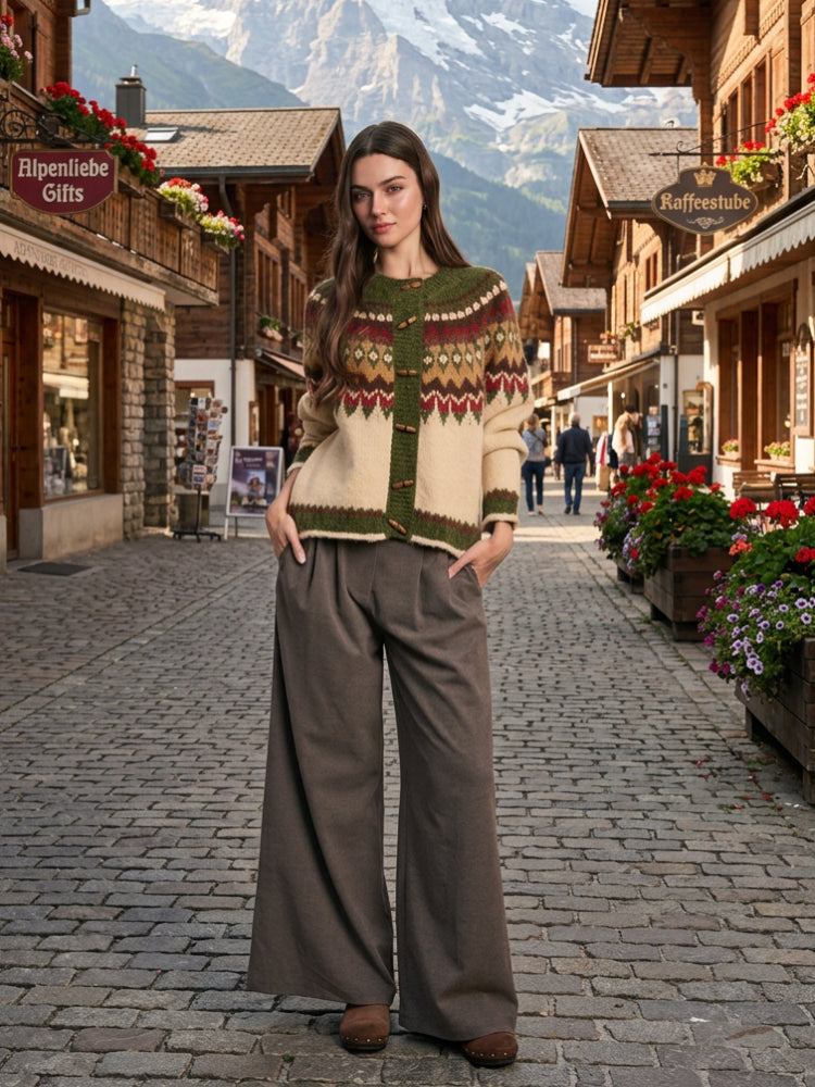 Nordic Fair Isle Cardigan