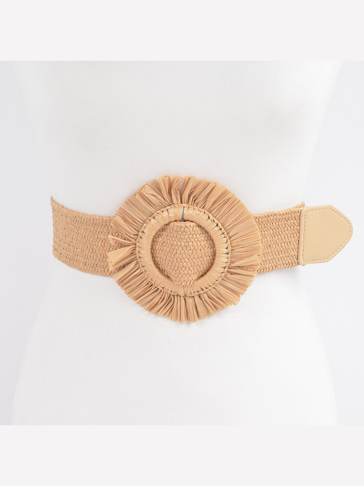 Raw Straw Belt