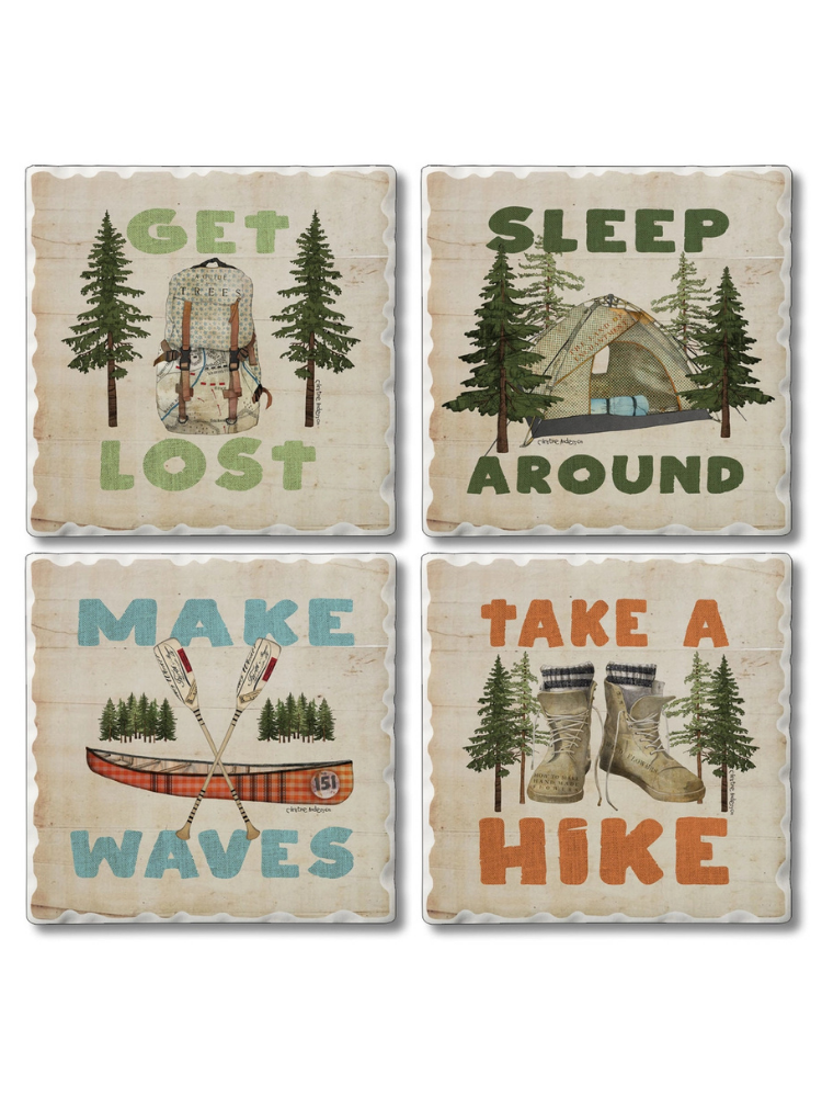 Stone Coaster Set Of 4 Collection