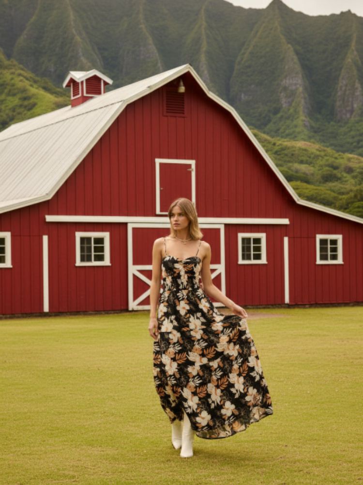 Black Hawaii Maxi
