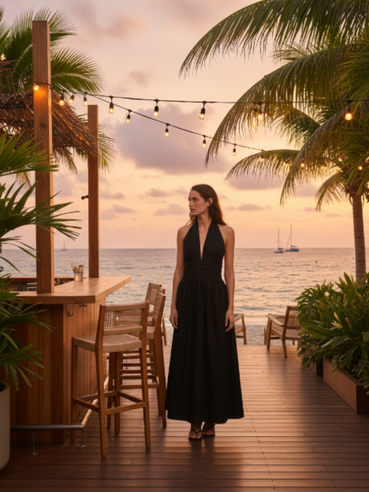 Cassis Halter Maxi