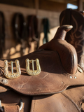 Western  Belt Buckle Earring