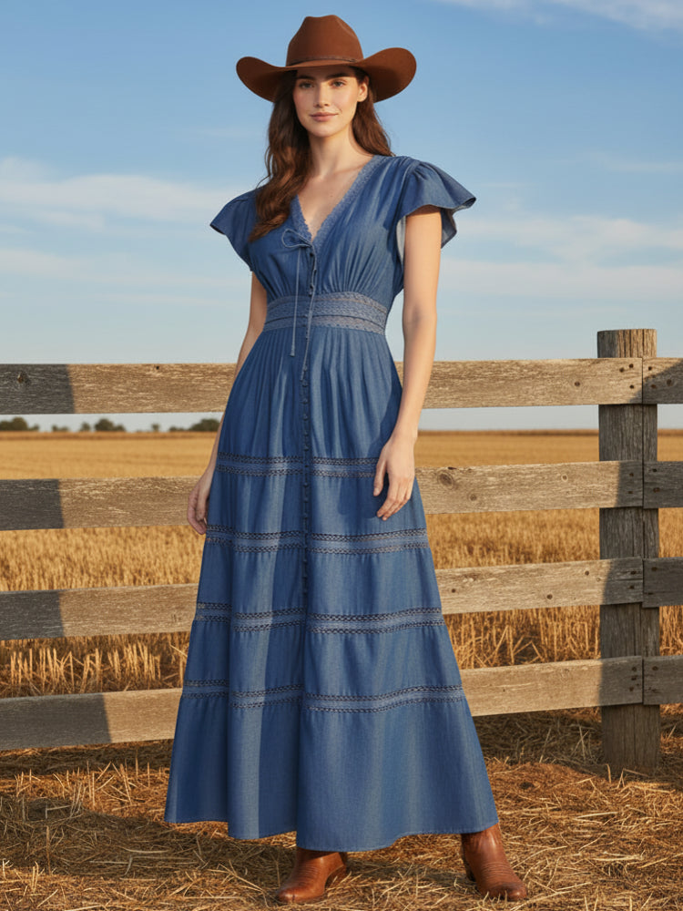 Chambray Maxi