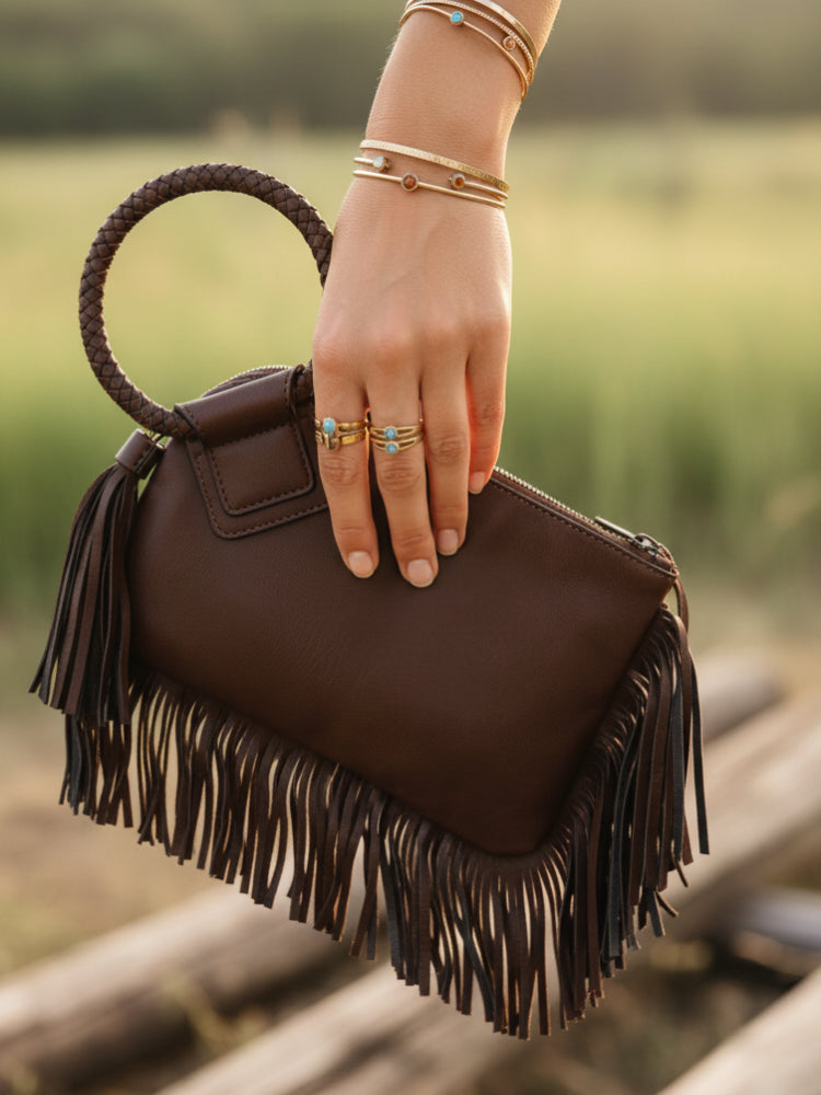 Fringe Wristlet
