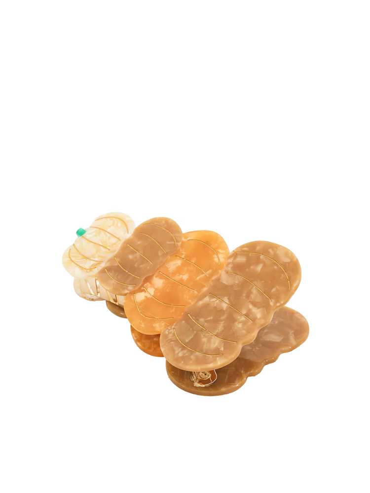 Pumpkin Claw Clip