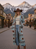 Cornflower Western Duster