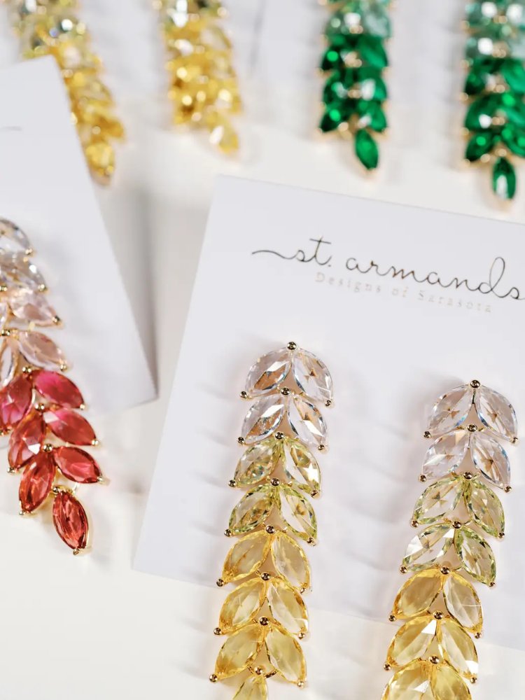 Ombre Crystal Vacation Earring