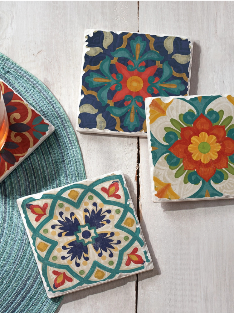 Stone Coaster Set Of 4 Collection