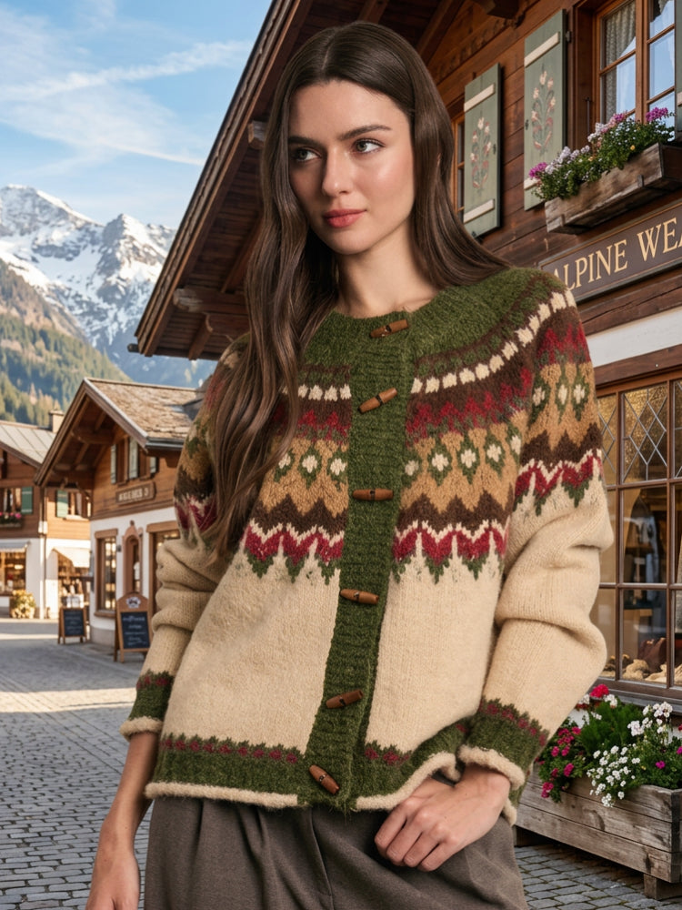 Nordic Fair Isle Cardigan