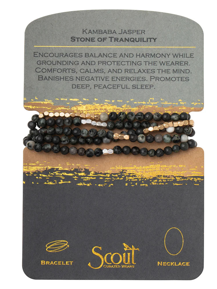 Stone Wrap Bracelet Kambaba