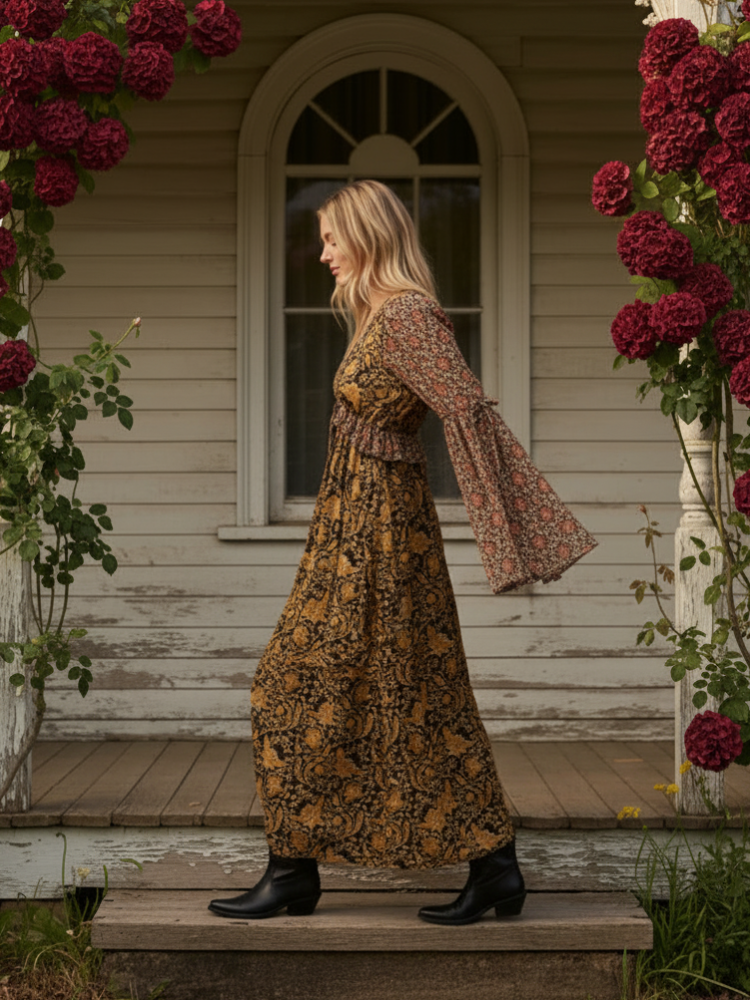Marigold fields maxi
