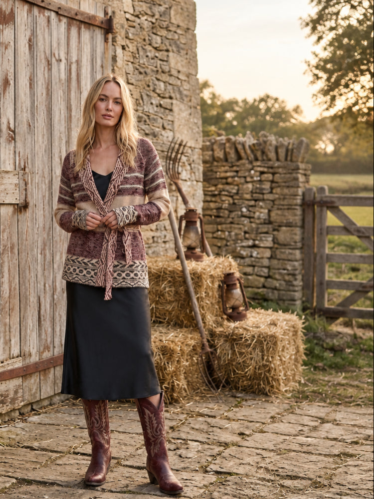 Naby Wrap Sweater