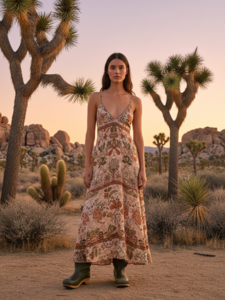 Distressed Olive Clog Boot