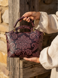 Vintaged Floral Embossed Bag