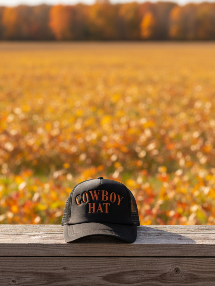Cowboy Hat Trucker Cap
