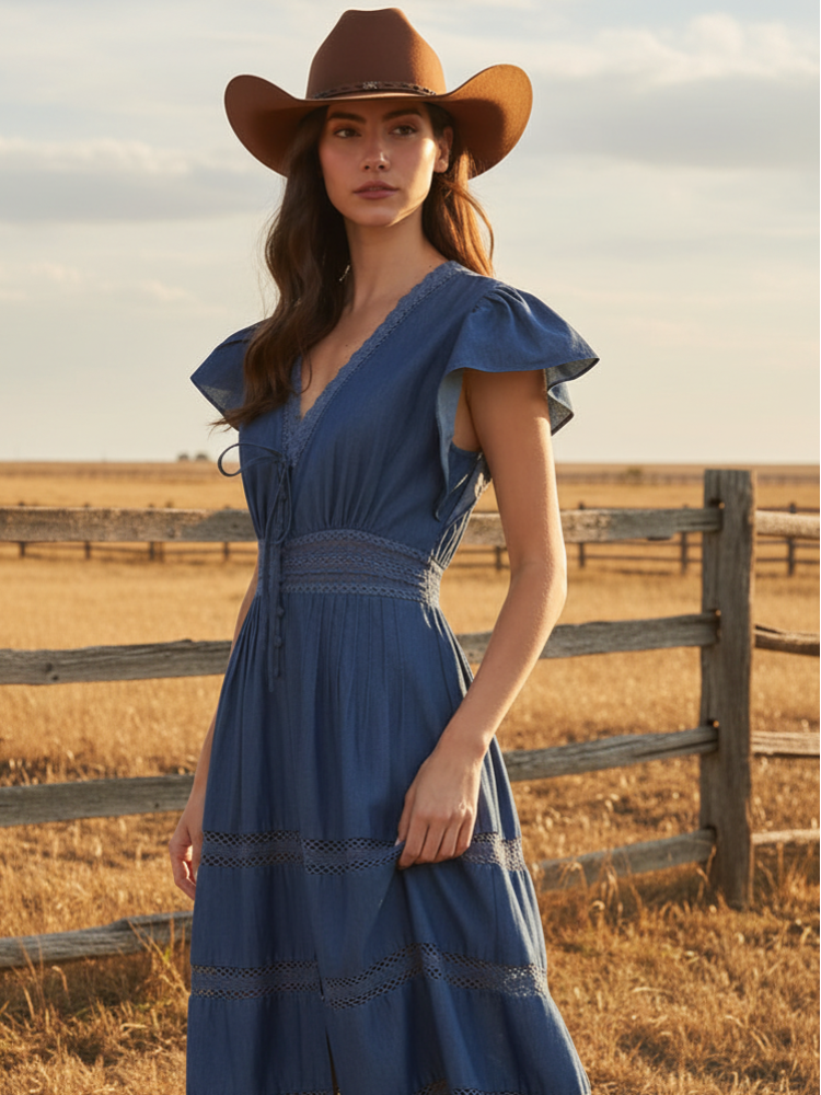 Chambray Maxi