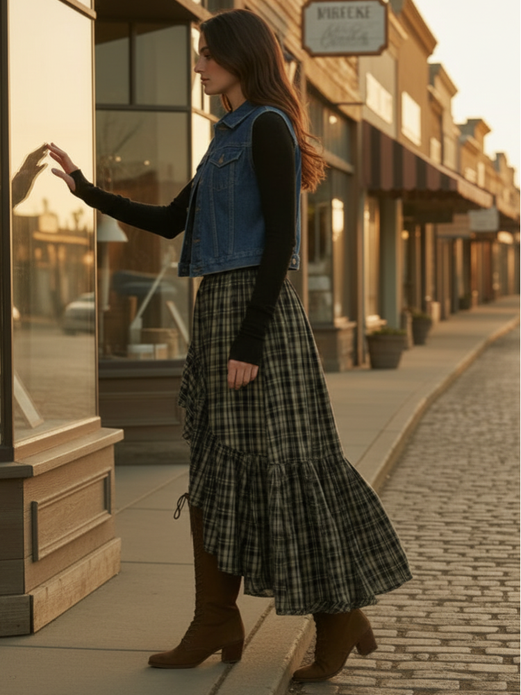 Asym Cottage Skirt