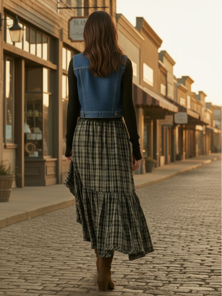 Asym Cottage Skirt