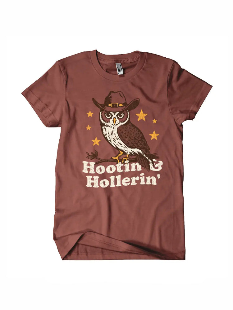 Hootin' & Hollerin' Tee