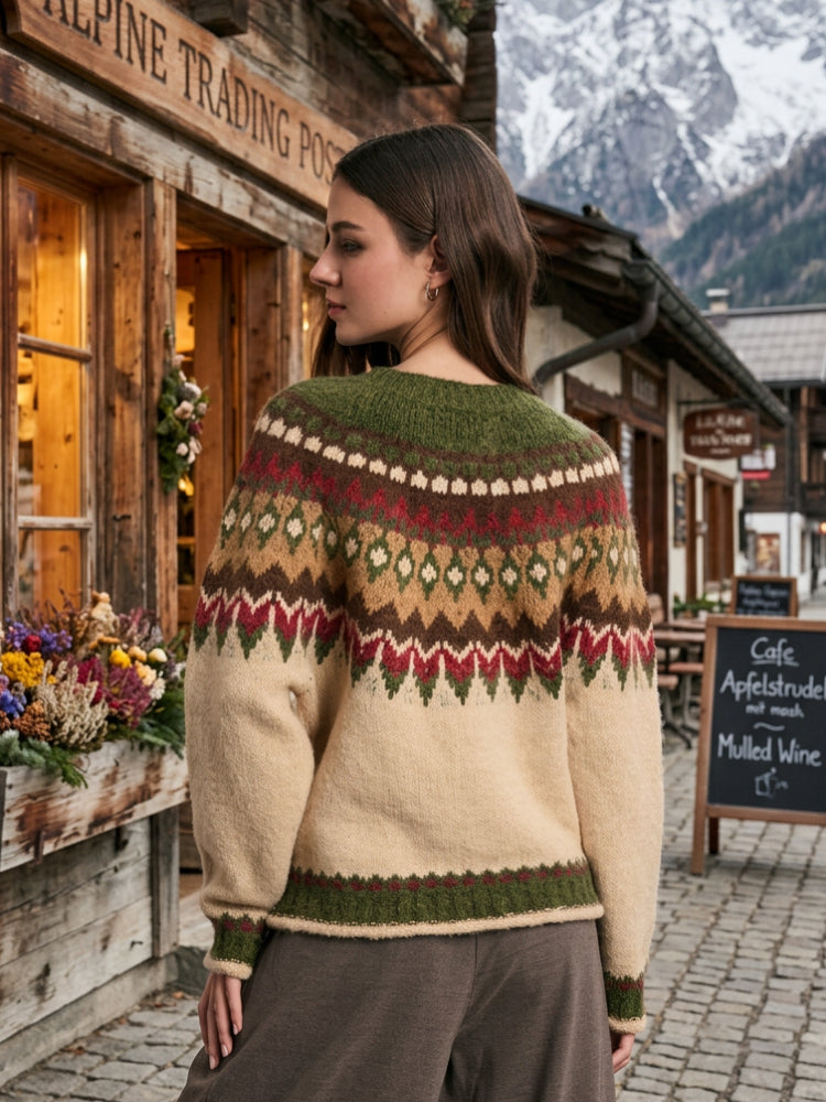 Nordic Fair Isle Cardigan
