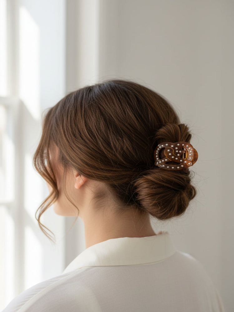 Mini Pretzel Claw Clip