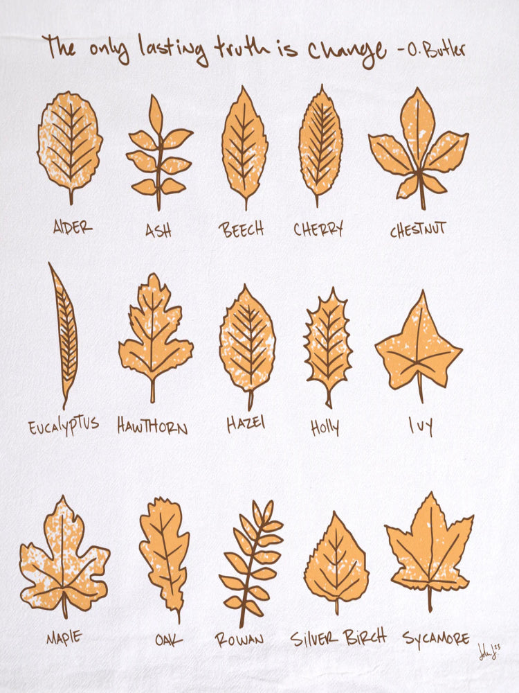 Changing Leaves Tea Towel