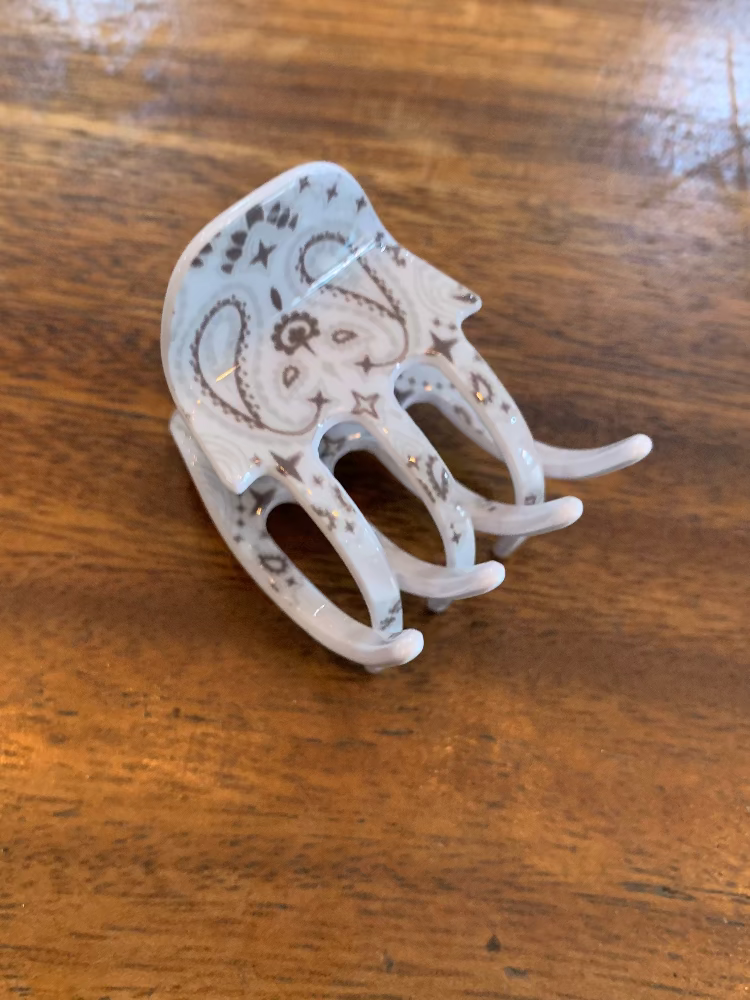 Bandana Print Mini Claw