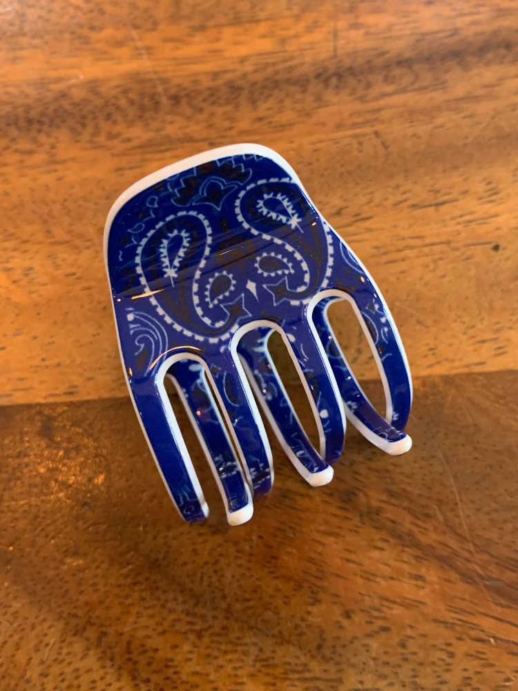 Bandana Print Mini Claw