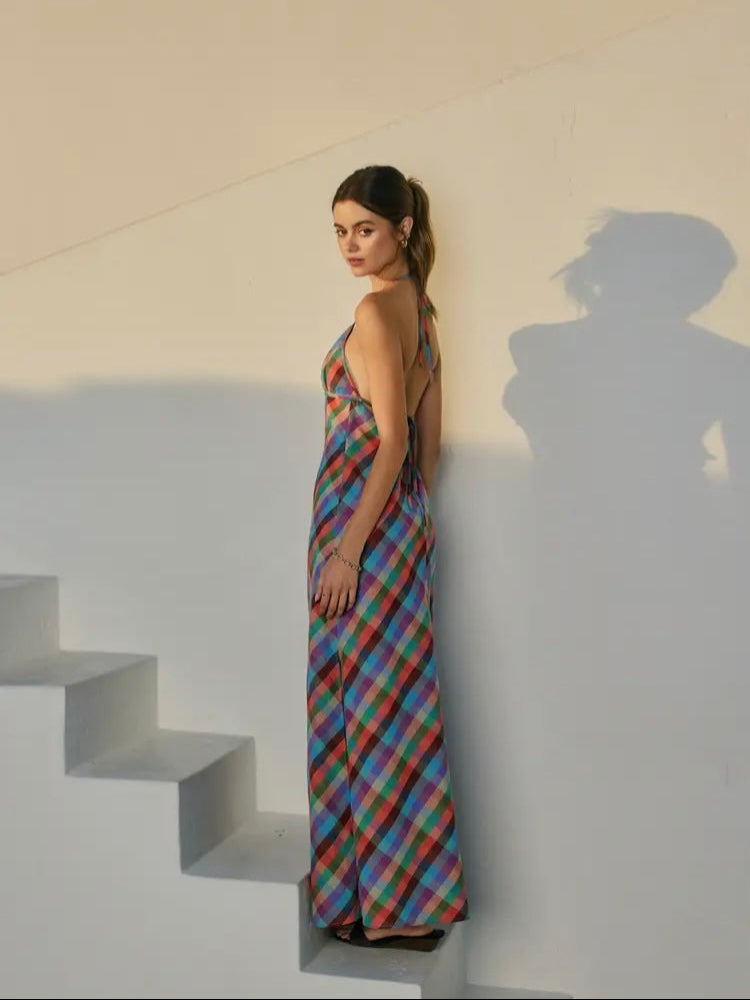 Vibrant Vines Triangle Maxi