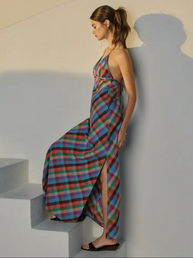 Vibrant Vines Triangle Maxi