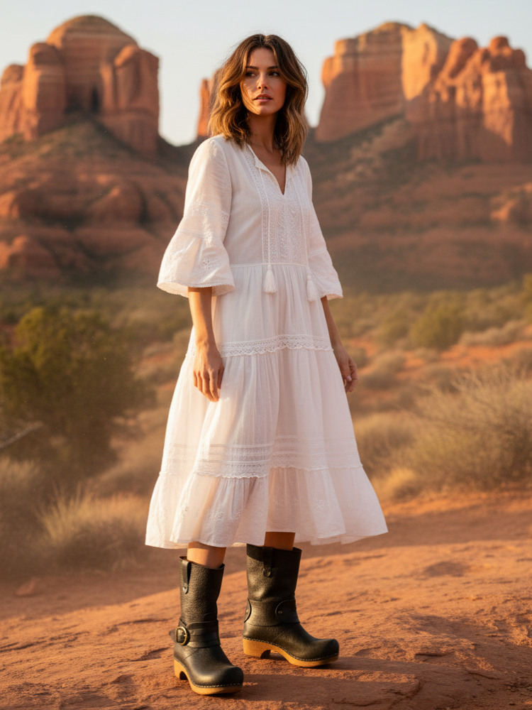 Motorcycle Clog Boot