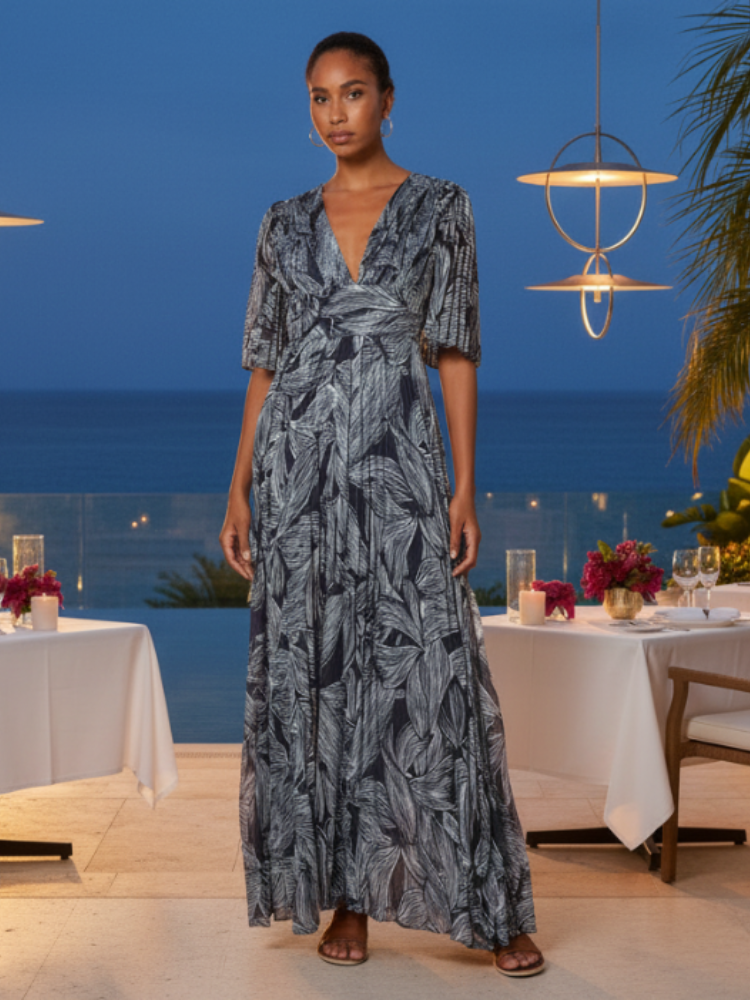 Moonlit Palm Maxi