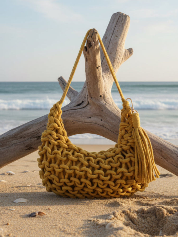 Slouch Braid Shoulder Bag