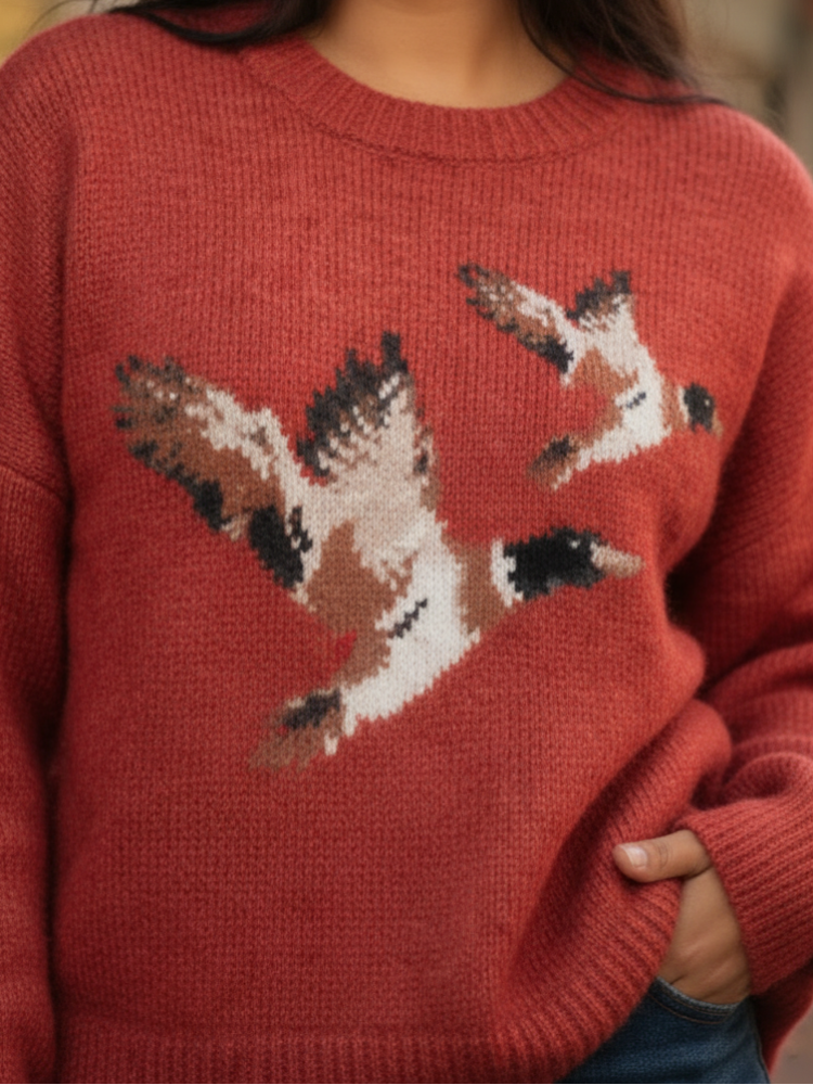 Flying Ducks Sweater